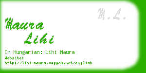 maura lihi business card